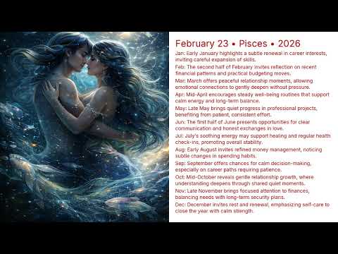 February 23 Birthday Horoscope 2026 | Pisces Astrology Forecast