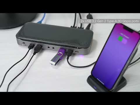 Targus USB-C® Dual Host Hybrid KVM Dock with Dual 100W (DOCK750)