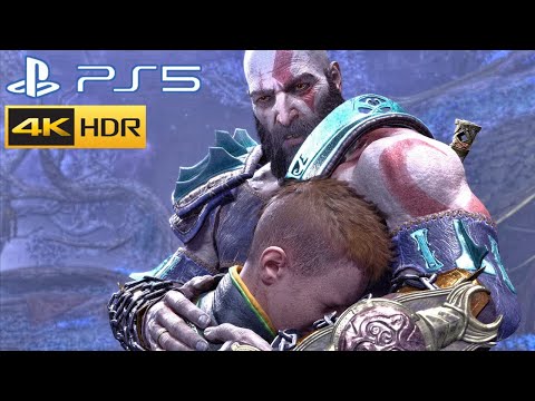 Atreus Comes Home From Asgard & Hugs Kratos Emotional Scene - God of War Ragnarok PS5 4K 60FPS HDR