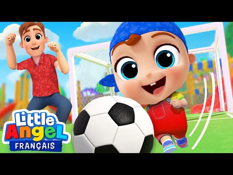 Bébé Louis joue au ballon | Comptines avec Bébé Louis | Little Angel Français