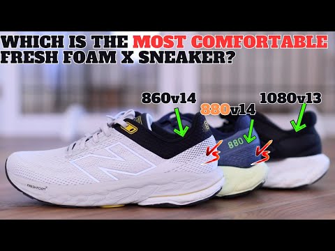 Which is The Most Comfortable? New Balance Fresh Foam X 860v14 vs 880v14 vs 1080v13
