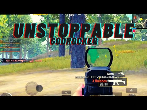 UNSTOPPABLE GODROCKER IN @BATTLEGROUND MOBILE INDIA🔥🔥🔥
