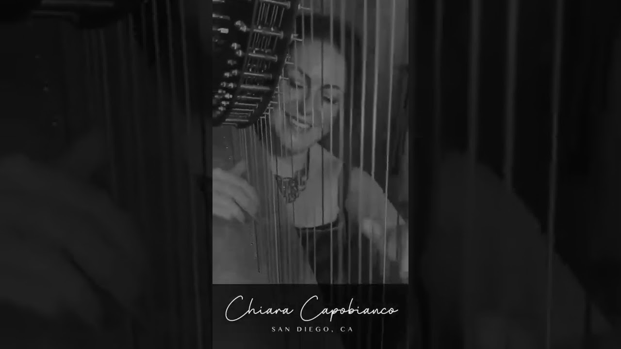 Promotional video thumbnail 10 for Chiara Capobianco harpist for events