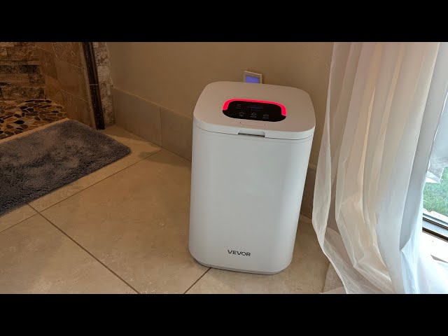 Vídeo relacionado con VEVOR Calentador de Toallas 20 L con Pantalla LED y Luz Indicadora en Forma de U Calentador de Toallas Inteligente con Temporizador Ajustable para Baño, Manta, Pijama, Apagado Automático, Blanco