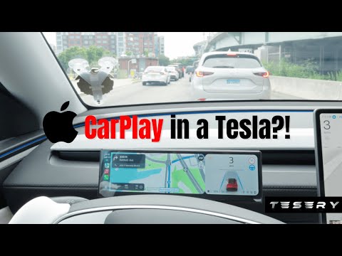 2026 Tesla Model Y Juniper Dash Screen Install — WITH Apple CarPlay! - Tesery