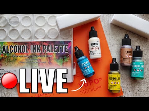 STEP ONE! Getting started with ALCOHOL INKS