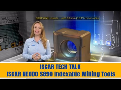 ISCAR TECH TALK - ISCAR NEODO S890 Indexable Milling Tools