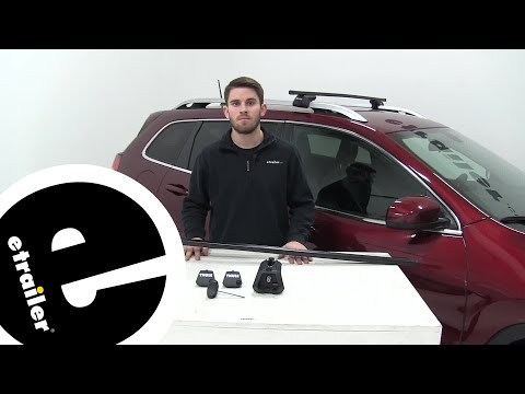 etrailer | Fit Verified: Thule SquareBar Evo Roof Rack for Naked Roofs on a 2019 Jeep Cherokee