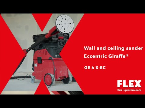 GE 6 X-EC Eccentric Giraffe® | Pro Wall & Ceiling Sander for Drywall & Painting