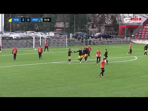 Skrót meczu: Wieczysta Kraków - Poprad Muszyna 3:2 (2:1)