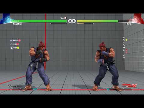 Street Fighter 5 - Ryu Trials - Test speedrun