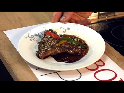 Travers de porc au caramel