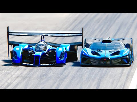 Bugatti Bolide vs Red Bull X2030 GTR Concept at Monza GP
