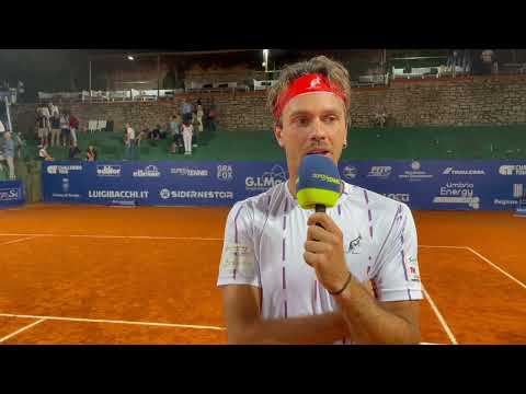 Edoardo Lavagno | Finale Internazionali di Tennis Città di Perugia 2023 contro Fábián Marozsán