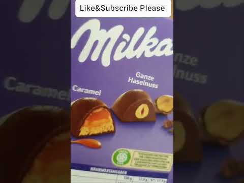Milka/ Milka Zarte Monente Alpenmilch Mix/ ASMR Sweet Yummy Satisfying #shorts