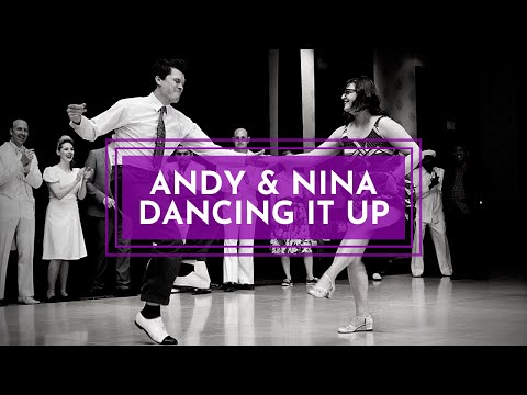 ANDY REID and NINA GILKENSON's social strictly lindy hop competition