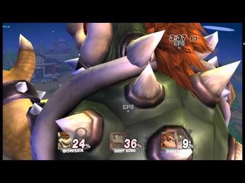 Super Smash Bros. Brawl: New voicepacks for Bowser, Donkey Kong, and Diddy Kong