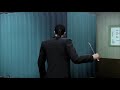 Majima Watches Kiryu Slam A Desk And Kick A Door