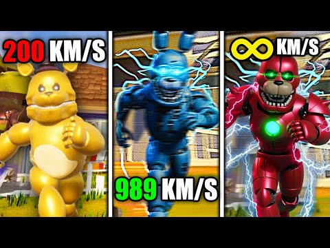 WHICH CHARACTER IS THE FASTEST? (HELLO NEIGHBOR)