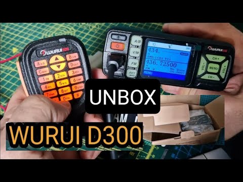 WURUI D300, DUAL BAND DMR V/UHF RADIO