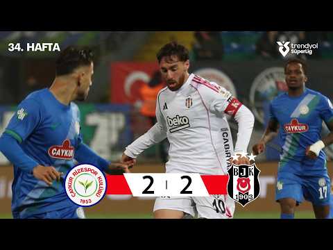 Çaykur Rizespor Kulübü Rize 2-2 JK Jimnastik Kulübü Beşiktaş Istanbul 