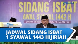 Jadwal Sidang Isbat Penentuan 1 Syawal 1443 H oleh Kementerian Agama, Digelar Secara Live 1 Mei 2022