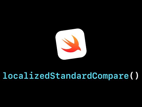 How to sort an array of user-facing Strings in Swift using localizedStandardCompare() thumbnail