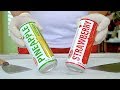 STRAWBERRY JUICE PINEAPPLE JUICE ICE CREAM ROLLS Watch Until The End