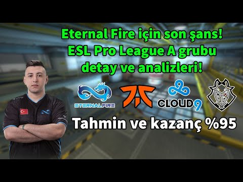 ETERNAL FİRE İÇİN SON ŞANS! ESL Pro League A Grubu Detay ve Analizleri! #eternalfire #eslproleague