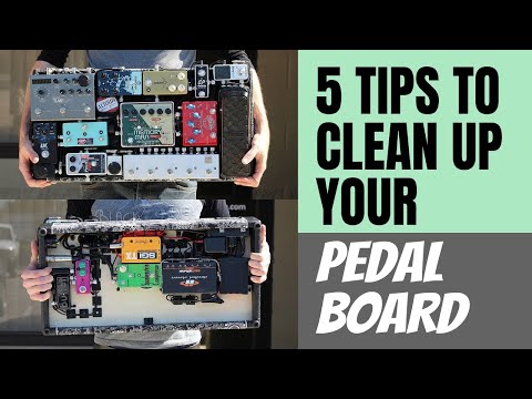5 Easy Tips to Clean Up Your Pedalboard