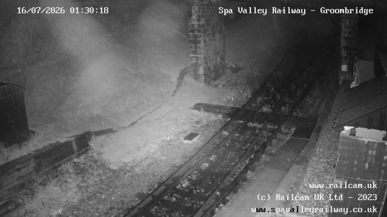 Live webcam view of Groombridge Station, Spa Valley Railway