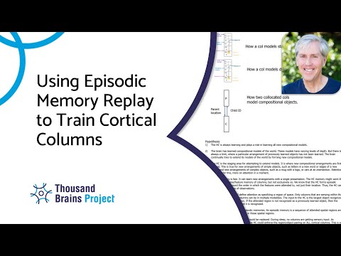 2025/10 - Using Episodic Memory Replay to Train Cortical Columns