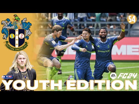 NEW SEASON WITH NEW CUSTOM KITS! | EA FC 24 CAREER MODE - YOUTH ACADEMY | SUTTON UNITED | EP54
