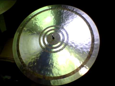 22 CLTB Flat Ride, 2009g - Handcrafted cymbals by Craig Lauritsen.MOV