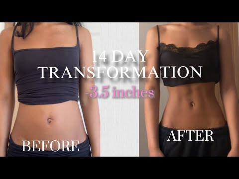 How I Lost 3.5 Inches in 14 Days! | Flat Stomach Transformation Plan (2 Week Routine)