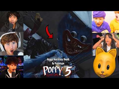 Youtubers Reacts To Huggy And Missy's Death By The Prototype #1