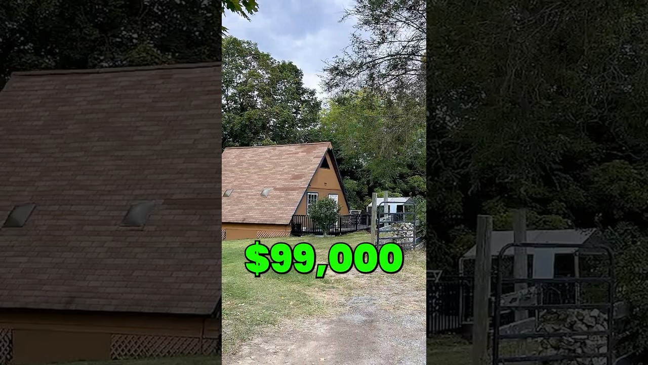 $99,000 Cozy A-Frame Mini Farm