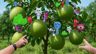 Hunting Incredibox Sprunki: Wenda, Raddy, Pinky, Owackx, Cluck, Mr. Sun, Mr Tree | Thunder Car Toy