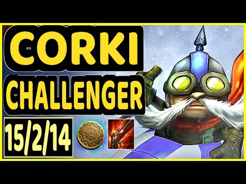 WOOLITE (CORKI) - 15/2/14 KDA CHALLENGER GAMEPLAY - EUW