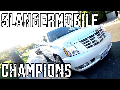 TOUR DE SUPER TRAINING with the Slangermobile Champions