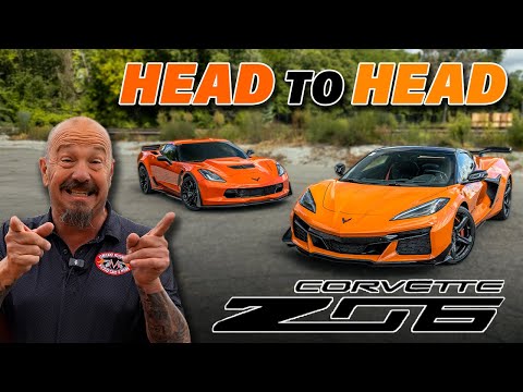 Head to Head: C7 Corvette Z06 vs. C8 Corvette Z06! Ultimate Comparison + RIDE ALONG!