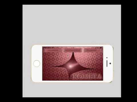 English guy reading Russian words in KOMETA