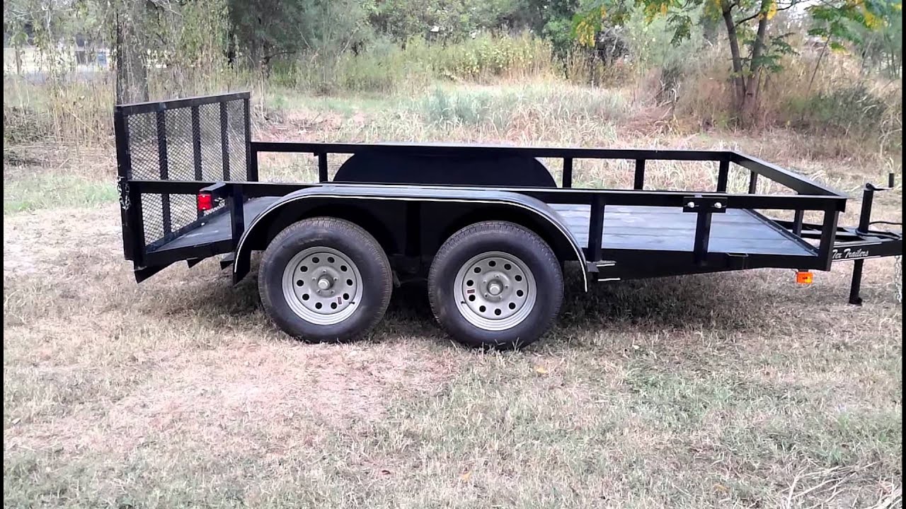 a3 12 x 76 dovetail gated tandem axle utility trailer