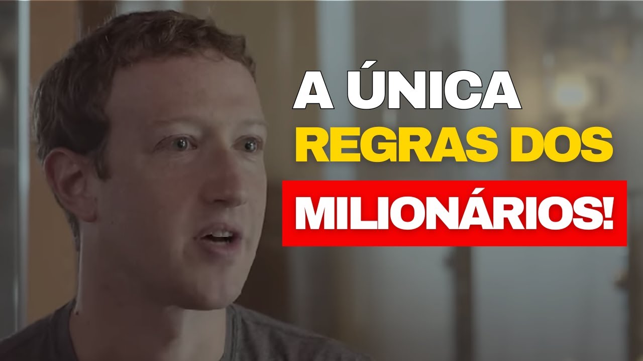 EDUCAÇÃO FINANCEIRA: A ÚNICA REGRA que os MILIONÁRIOS seguem para FICAR RICOS!