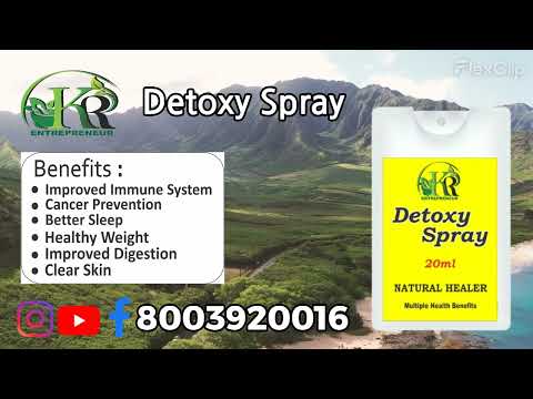 Kr natural detox spray, packaging size: 20ml, non prescripti...