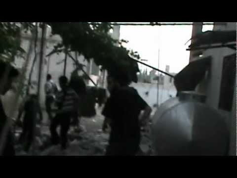 اشتباكات بين عناصر كتيبة درع محمد وقوات النظام في مدينة الرستن في ريف حمص