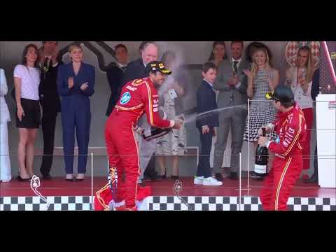 Charles Leclerc Home Win Celebration | Monaco Grand Prix Champagne Celebration