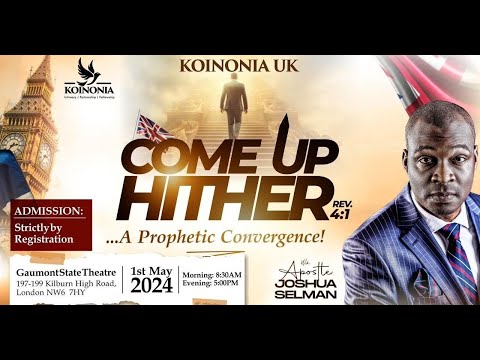COME UP HITHER - (HUNDER AND THIRST) - Apostle Joshua Selman