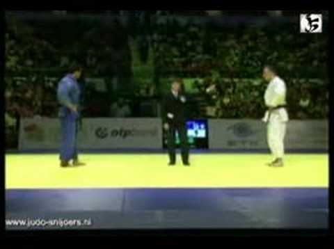 Judo EC 2008 Lissabon Mammadov (AZE) - Kazusionak (BLR)