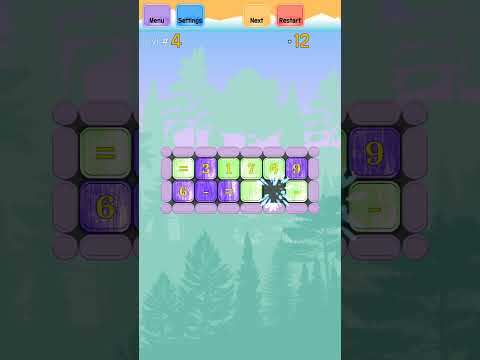 Sliding Math Puzzle - Simple E